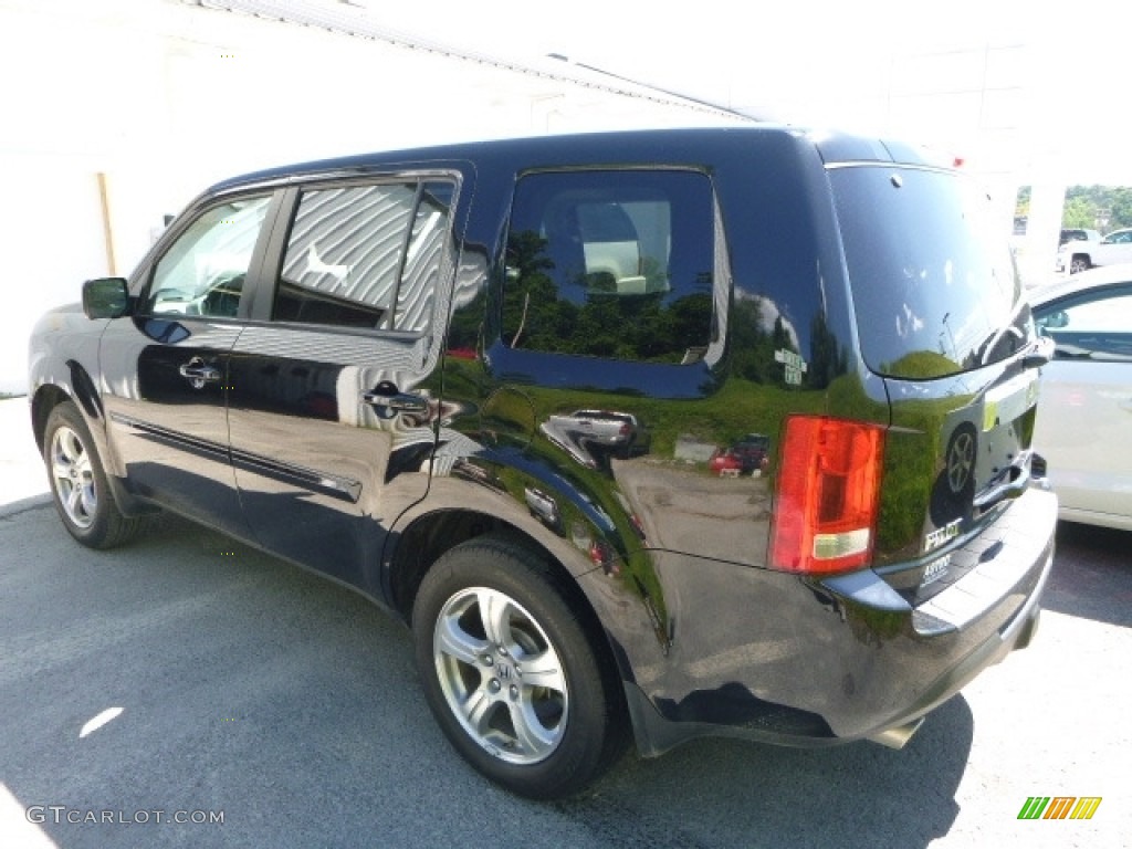 2015 Pilot EX-L 4WD - Crystal Black Pearl / Beige photo #5