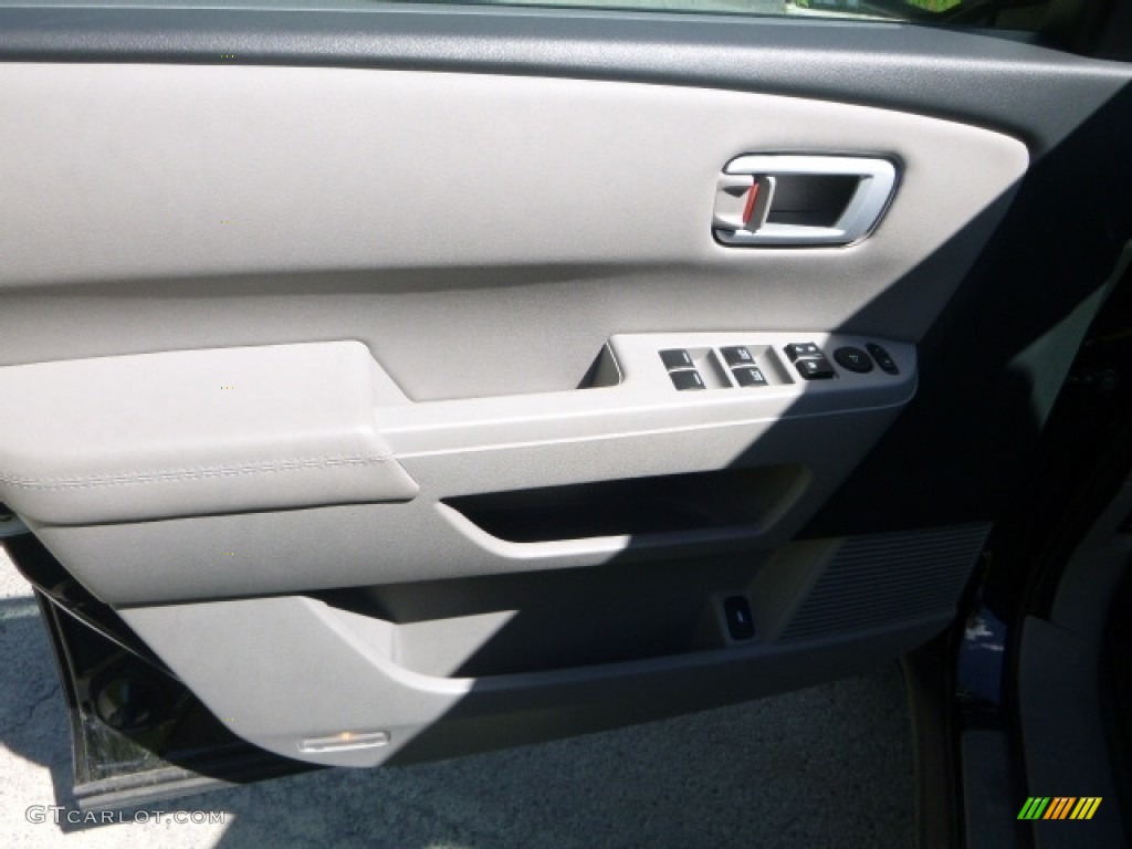 2015 Pilot EX-L 4WD - Crystal Black Pearl / Beige photo #13