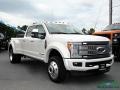 White Platinum - F450 Super Duty Platinum Crew Cab 4x4 Photo No. 7