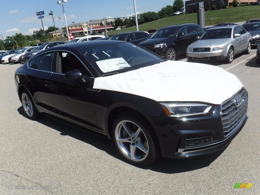 Moonlight Blue Metallic 2018 Audi A5 Sportback Premium Plus quattro Exterior Photo #121175061