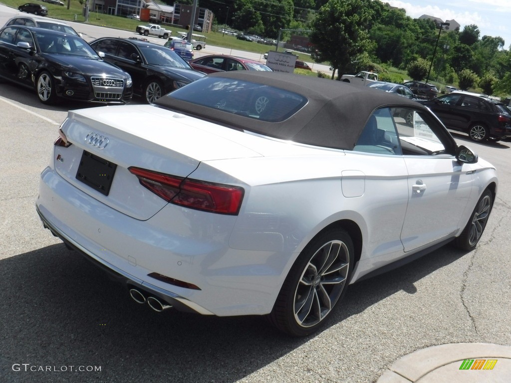 2018 S5 Premium Plus Cabriolet - Glacier White Metallic / Magma Red photo #12