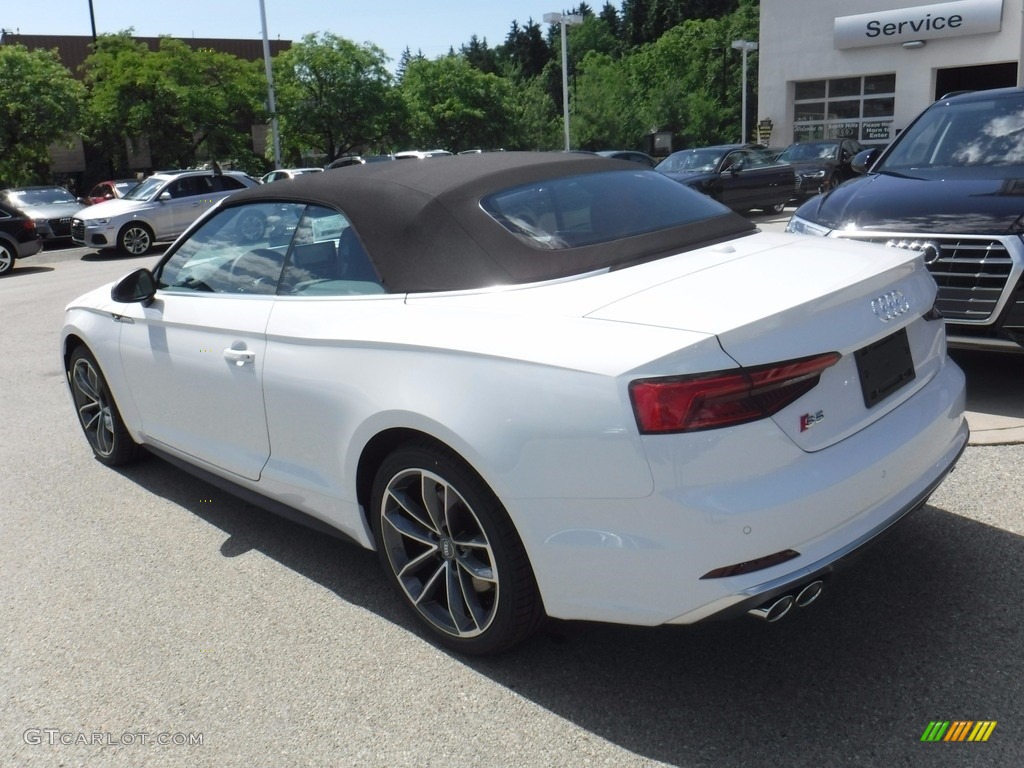2018 S5 Premium Plus Cabriolet - Glacier White Metallic / Magma Red photo #16