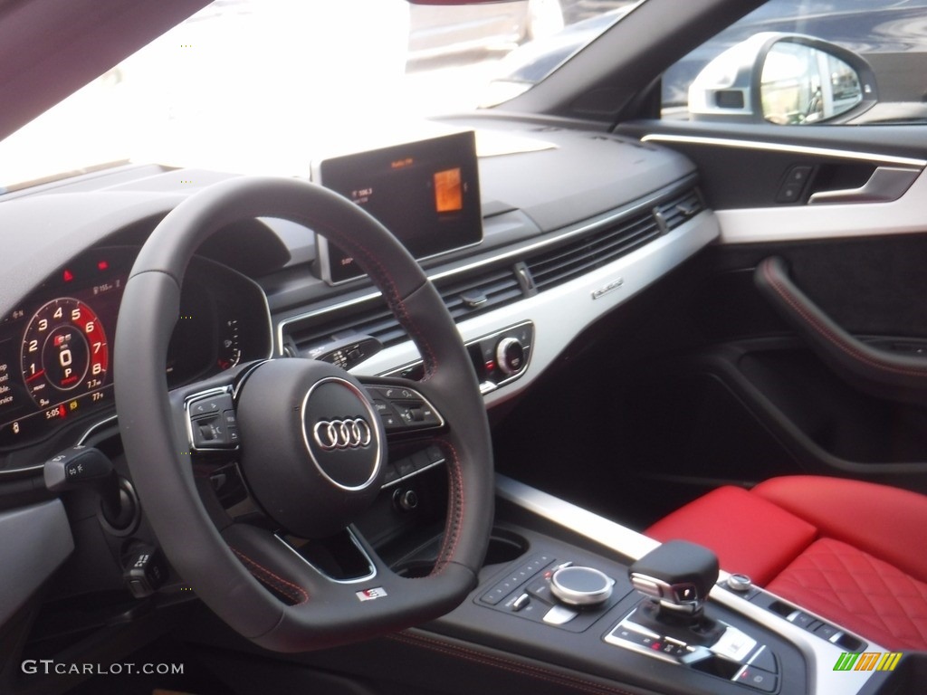 2018 S5 Premium Plus Cabriolet - Glacier White Metallic / Magma Red photo #20