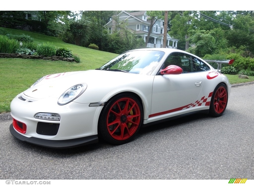2010 911 GT3 RS - Carrara White/Guards Red / Black w/Alcantara photo #1
