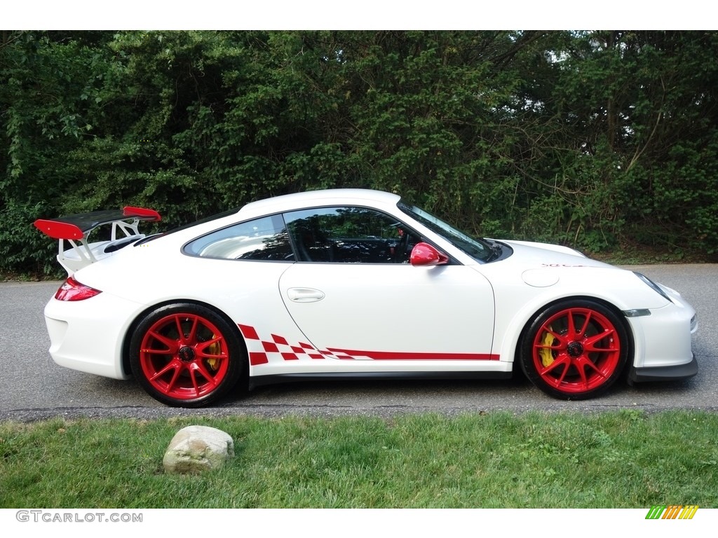 2010 911 GT3 RS - Carrara White/Guards Red / Black w/Alcantara photo #8