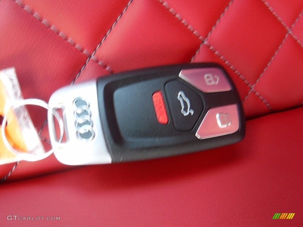 2018 S5 Premium Plus Cabriolet - Glacier White Metallic / Magma Red photo #38