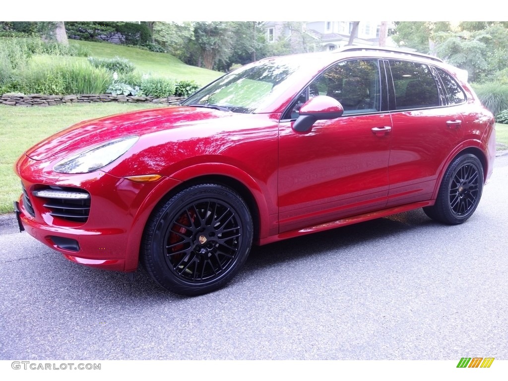 2014 Cayenne GTS - Carmine Red / GTS Black Leather/Alcantara w/Carmine Red photo #1