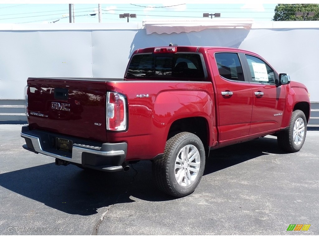 2017 Canyon SLT Crew Cab 4x4 - Red Quartz Tintcoat / Jet Black photo #2