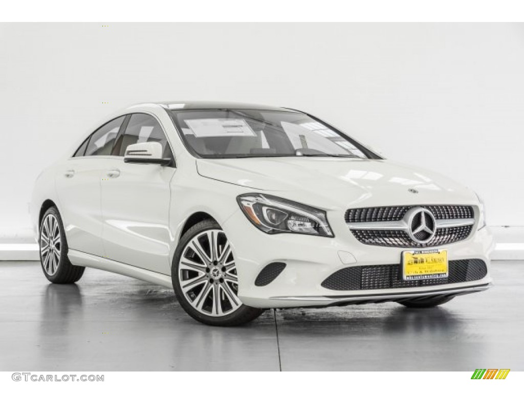 Cirrus White 2018 Mercedes-Benz CLA 250 4Matic Coupe Exterior Photo #121182423