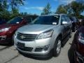 2017 Silver Ice Metallic Chevrolet Traverse LT AWD  photo #1