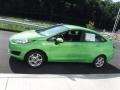 2015 Green Envy Ford Fiesta SE Sedan  photo #6