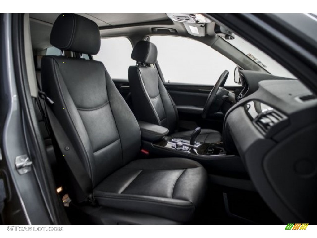2014 X3 xDrive28i - Space Gray Metallic / Black photo #6