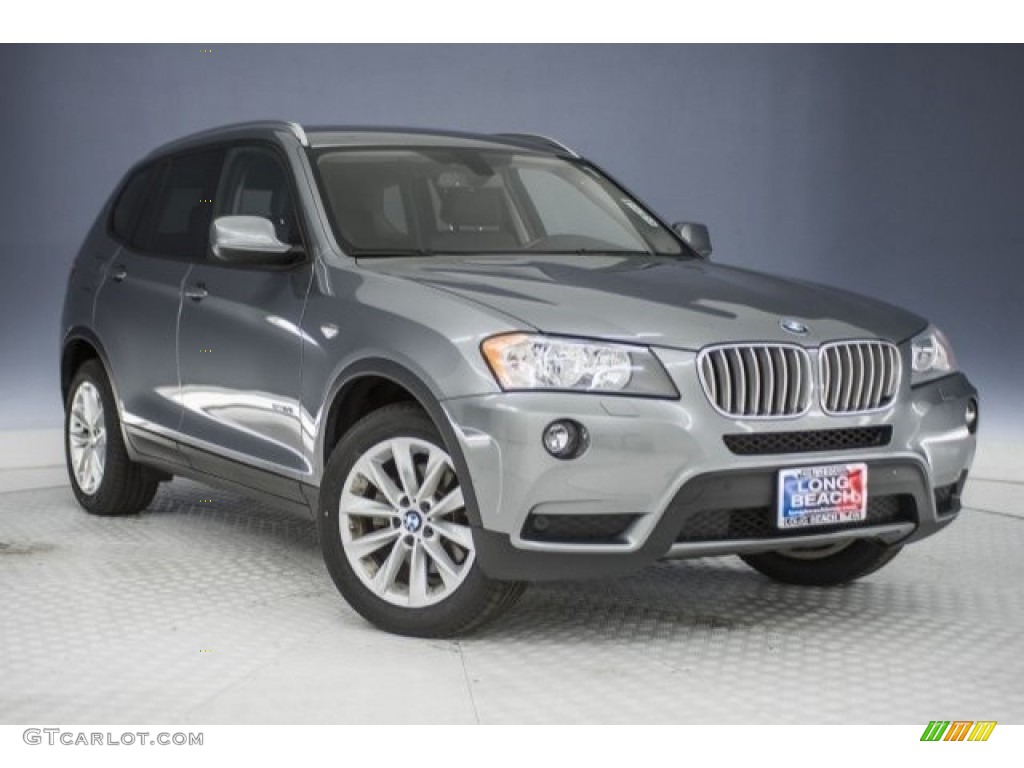 2014 X3 xDrive28i - Space Gray Metallic / Black photo #12