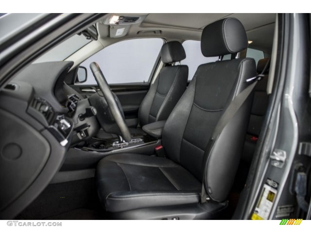2014 X3 xDrive28i - Space Gray Metallic / Black photo #26
