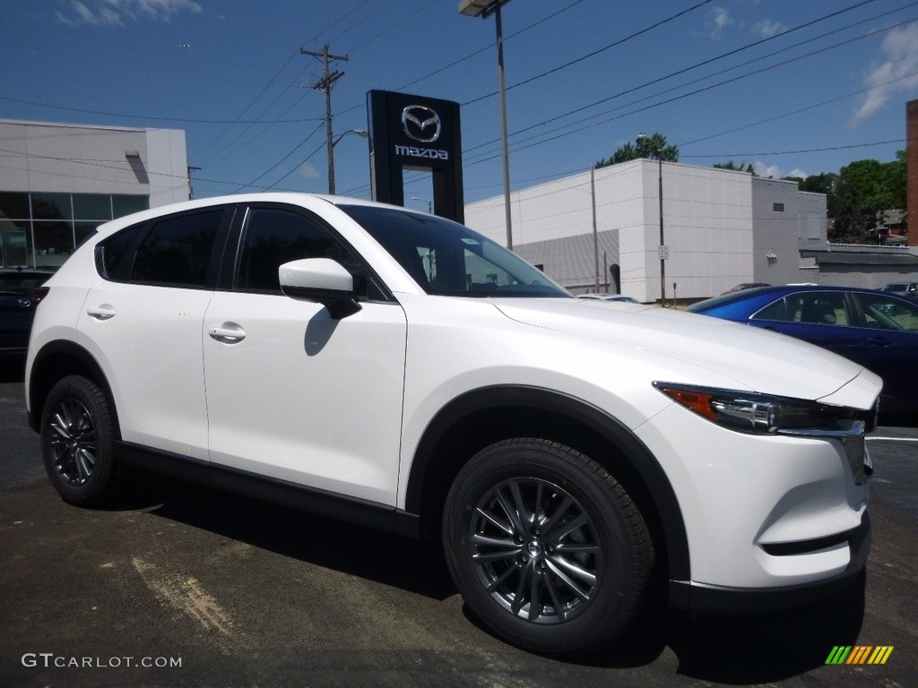 2017 CX-5 Touring AWD - Crystal White Pearl / Black photo #1