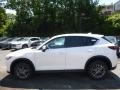 2017 Crystal White Pearl Mazda CX-5 Touring AWD  photo #3