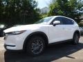 2017 Crystal White Pearl Mazda CX-5 Touring AWD  photo #4