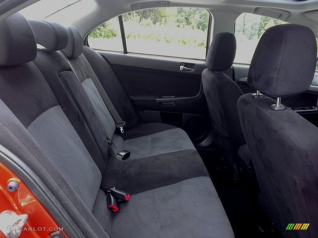 2010 Lancer GTS - Rotor Glow Orange Metallic / Black photo #13