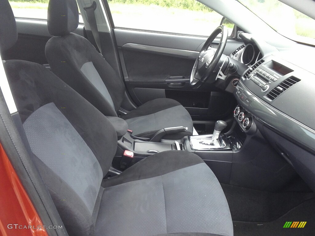 2010 Lancer GTS - Rotor Glow Orange Metallic / Black photo #14