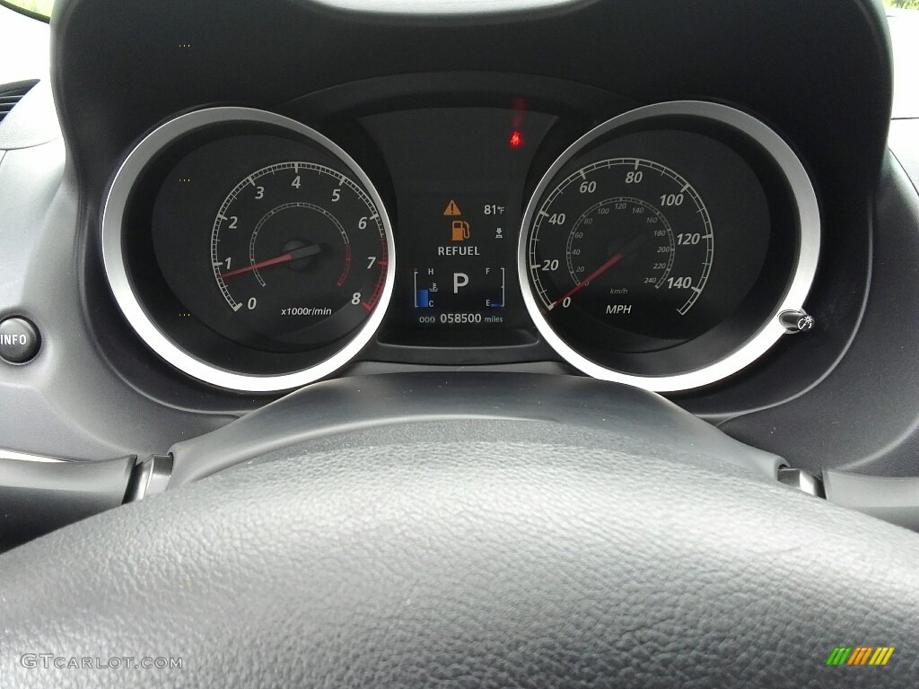 2010 Lancer GTS - Rotor Glow Orange Metallic / Black photo #19