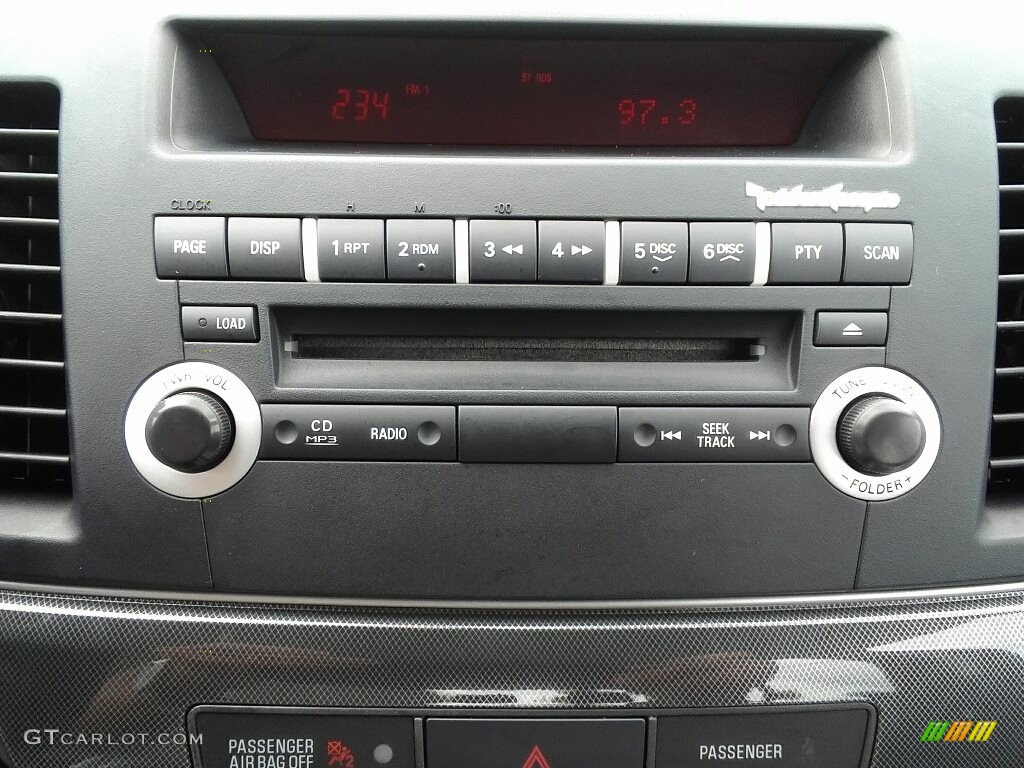 2010 Lancer GTS - Rotor Glow Orange Metallic / Black photo #20