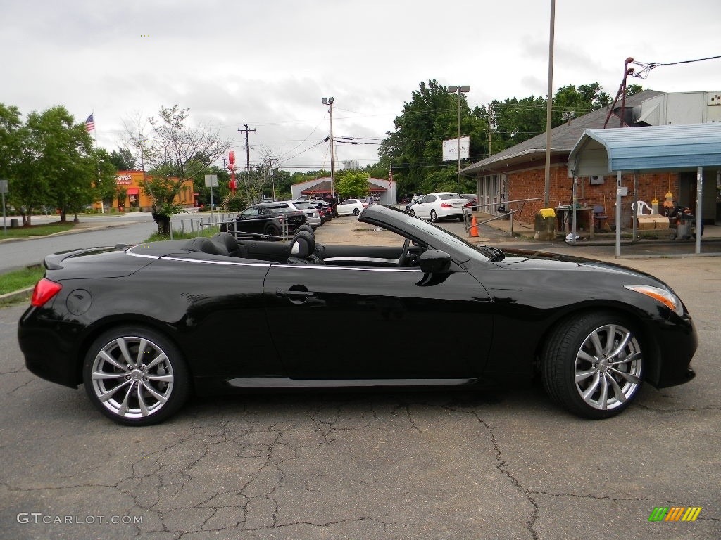 2009 G 37 S Sport Convertible - Black Obsidian / Graphite photo #11