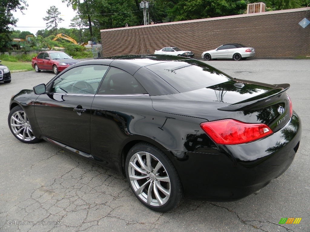 2009 G 37 S Sport Convertible - Black Obsidian / Graphite photo #13