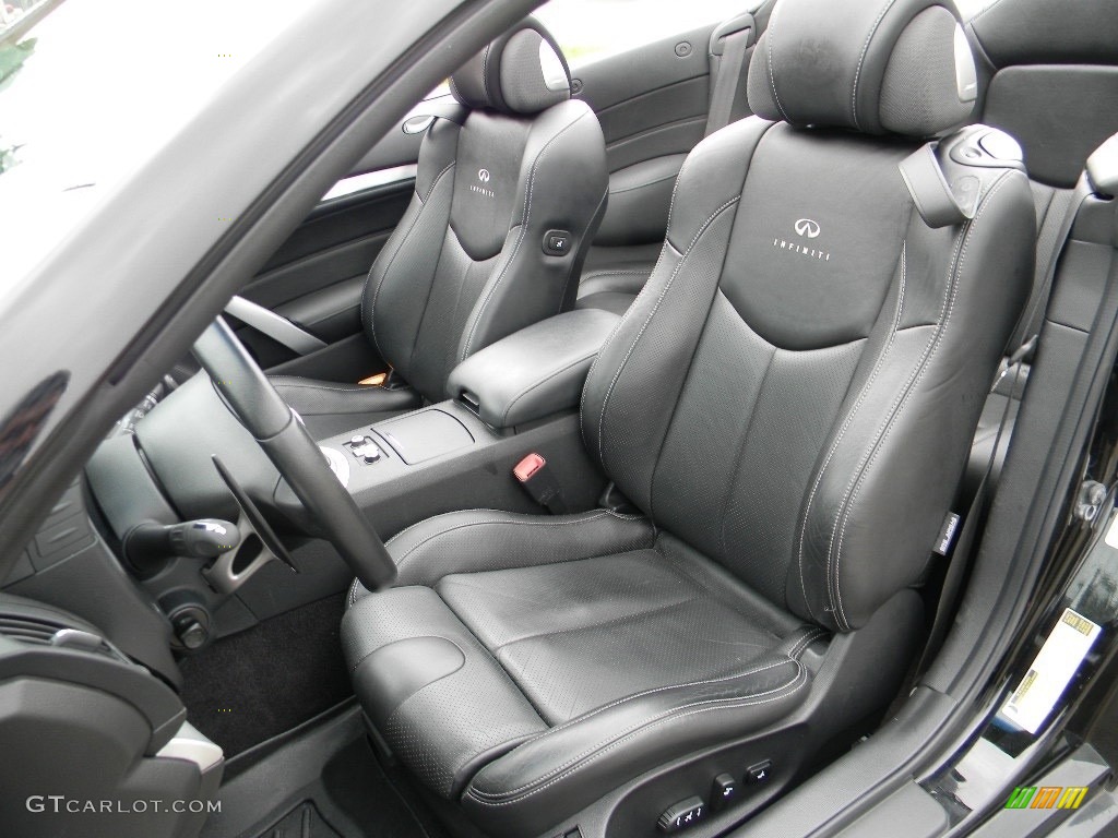 2009 Infiniti G 37 S Sport Convertible Front Seat Photo #121189768