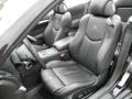2009 Infiniti G Graphite Interior Front Seat Photo