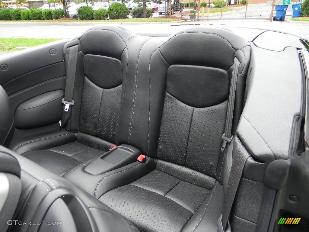 2009 Infiniti G 37 S Sport Convertible Rear Seat Photos