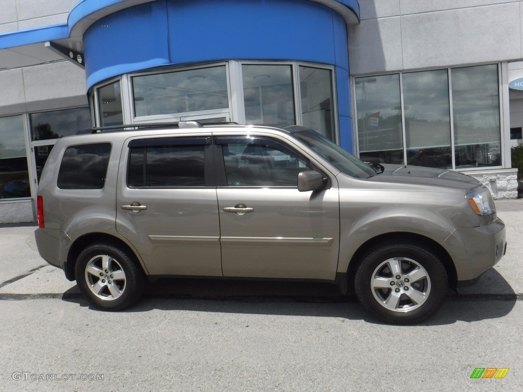 2011 Pilot EX-L 4WD - Mocha Metallic / Beige photo #2