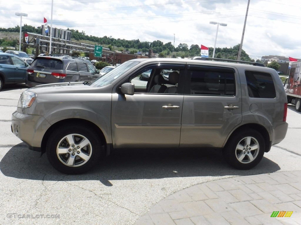 2011 Pilot EX-L 4WD - Mocha Metallic / Beige photo #7