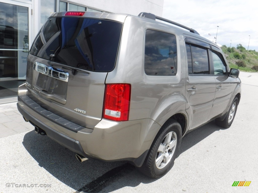 2011 Pilot EX-L 4WD - Mocha Metallic / Beige photo #10