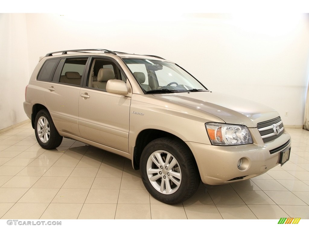 2006 Highlander Hybrid Limited - Sonora Gold Metallic / Ivory Beige photo #1