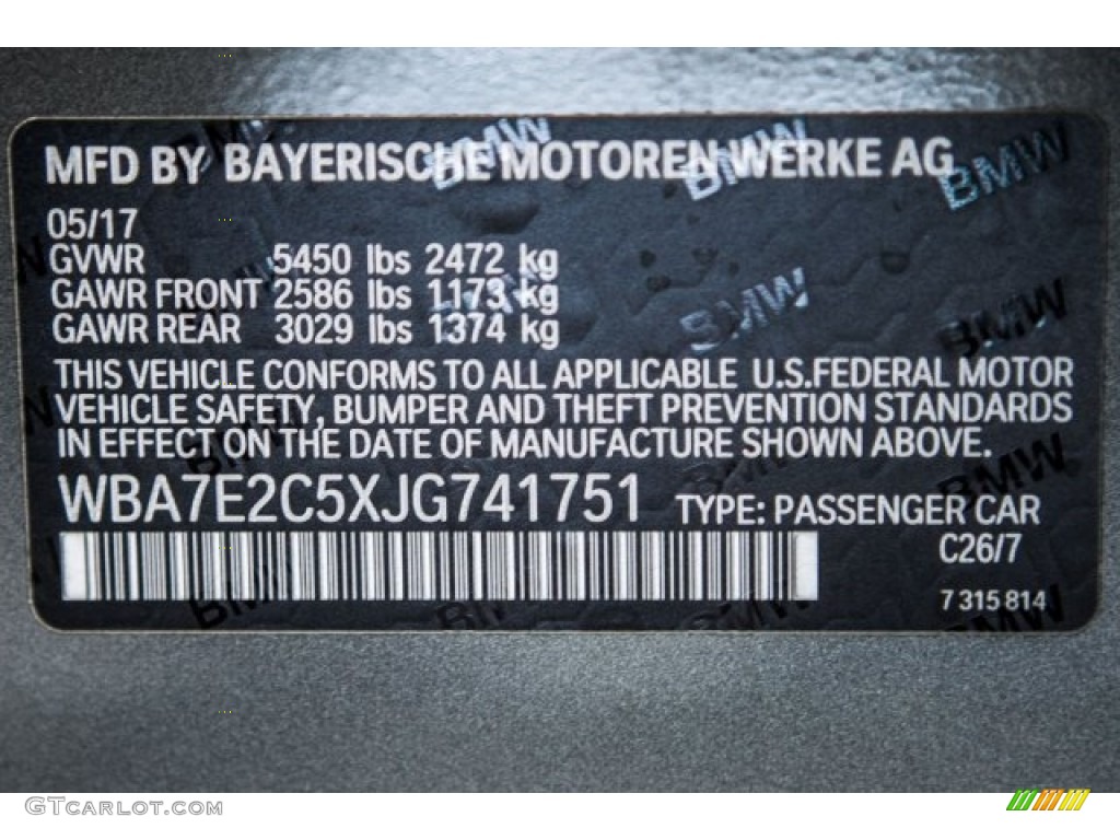 2018 7 Series 740i Sedan - Magellan Gray Metallic / Mocha photo #11