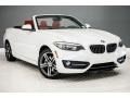 2017 Mineral White Metallic BMW 2 Series 230i Convertible  photo #12