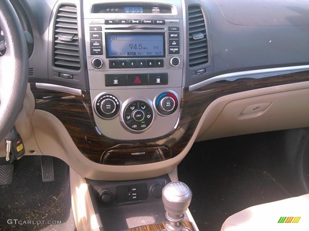 2010 Santa Fe GLS - Pearl White / Beige photo #4