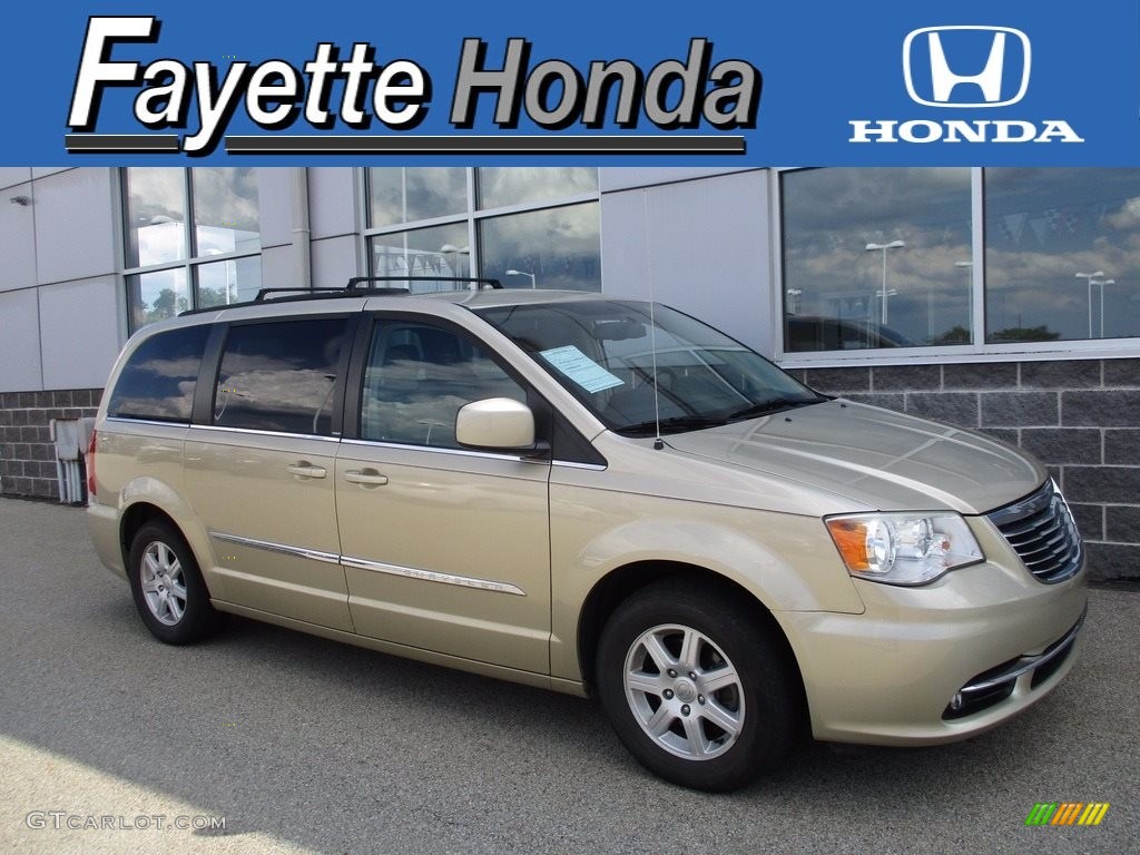 2011 Town & Country Touring - White Gold Metallic / Dark Frost Beige/Medium Frost Beige photo #1