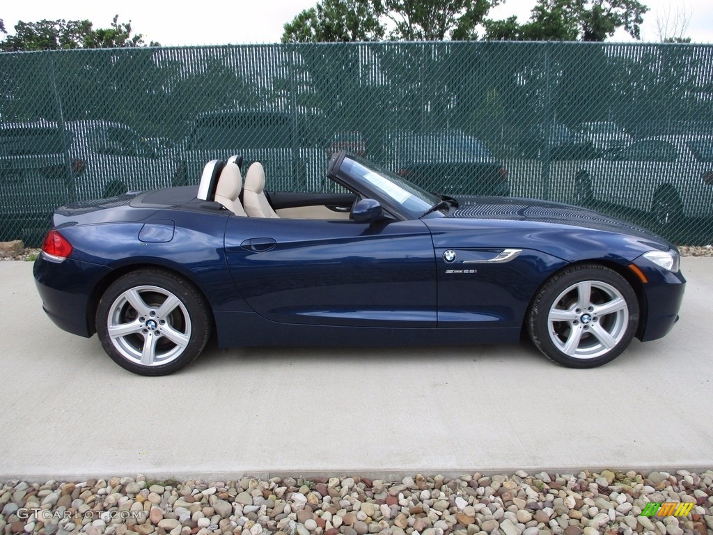 2015 Z4 sDrive28i - Deep Sea Blue Metallic / Canberra Beige photo #2