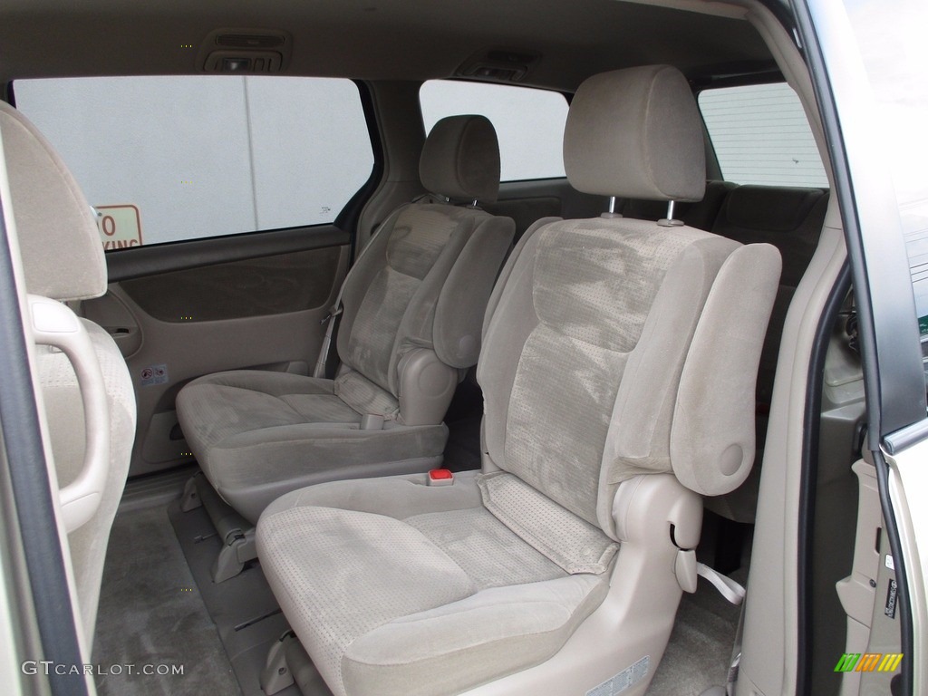 2010 Toyota Sienna CE Rear Seat Photo #121201466