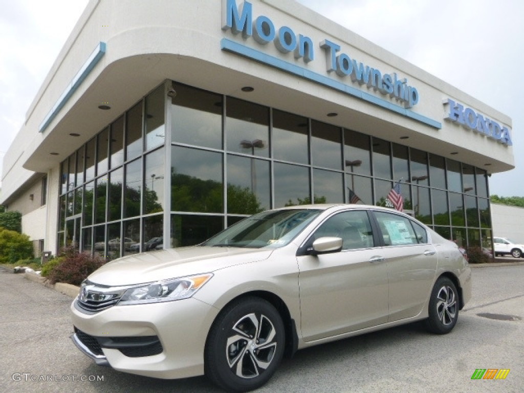2017 Accord LX Sedan - Champagne Frost Pearl / Ivory photo #1