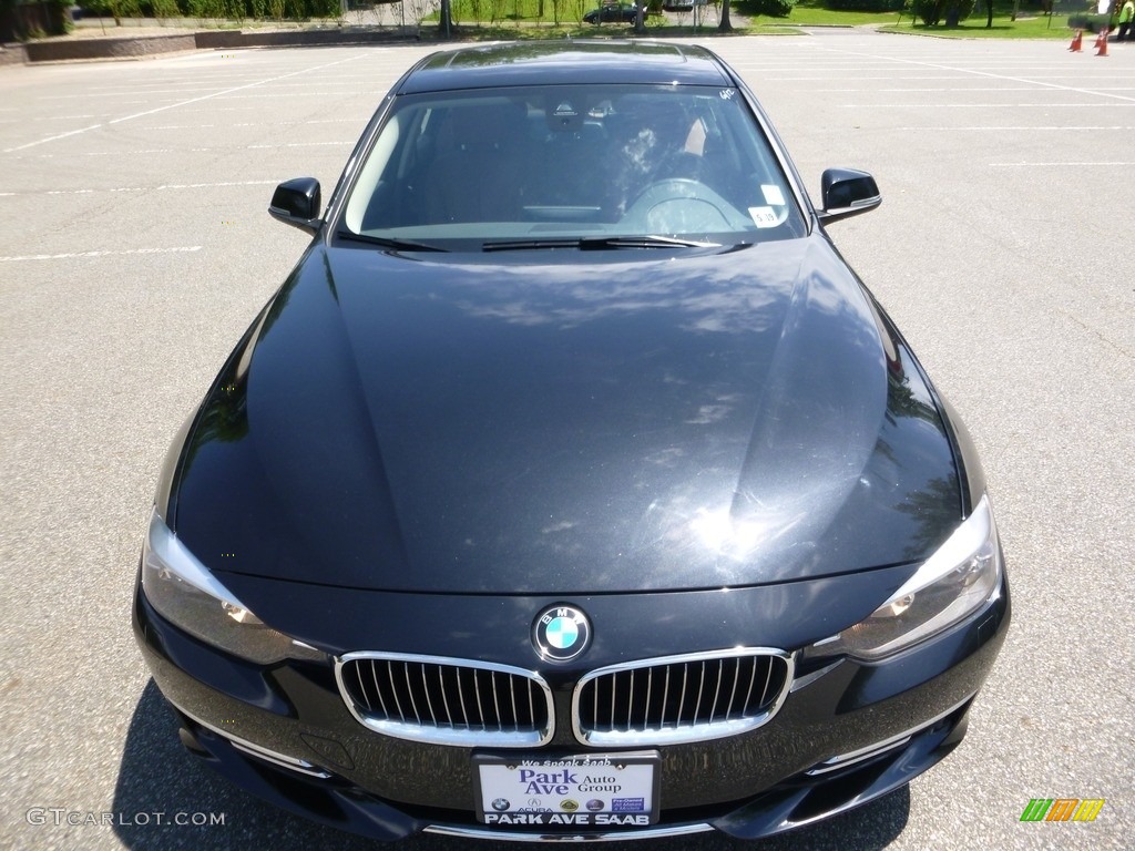 2014 3 Series 328i xDrive Sedan - Black Sapphire Metallic / Saddle Brown photo #8