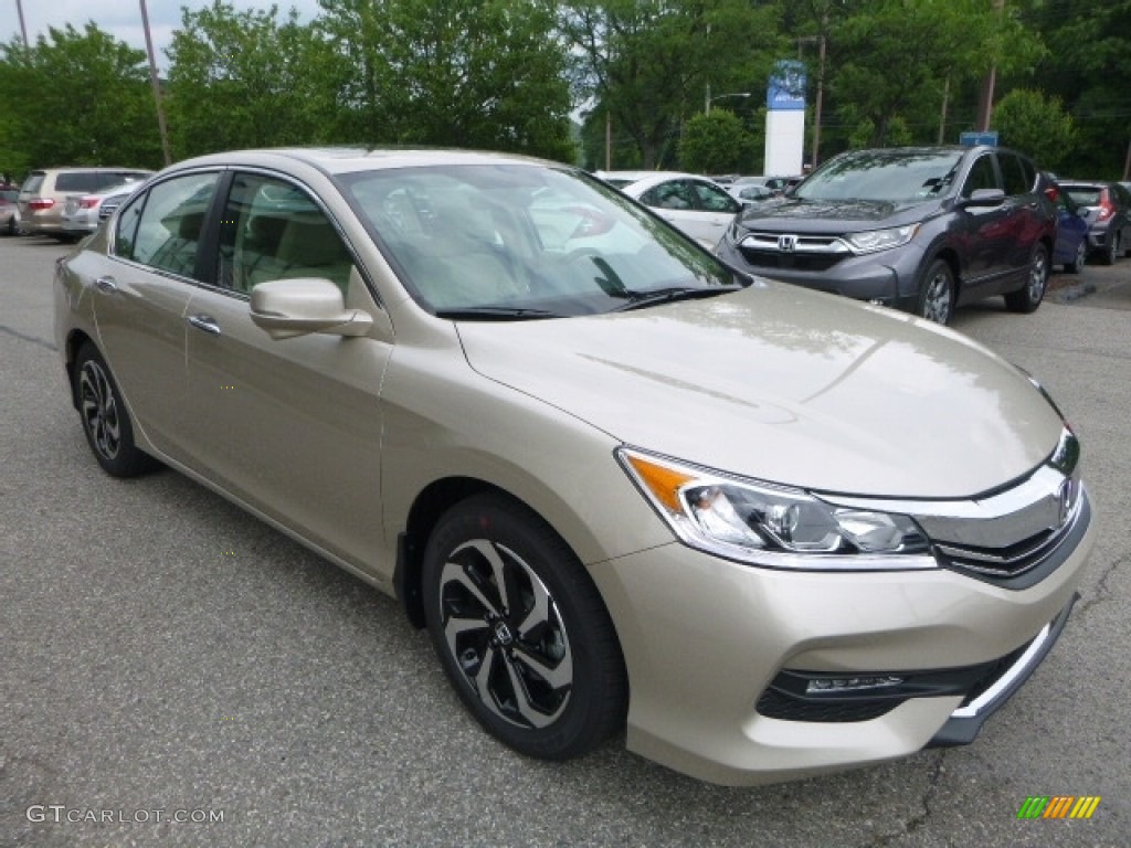 Champagne Frost Pearl 2017 Honda Accord EX Sedan Exterior Photo #121204970