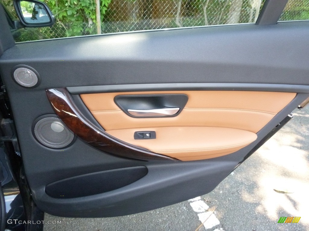 2014 3 Series 328i xDrive Sedan - Black Sapphire Metallic / Saddle Brown photo #22