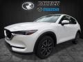 2017 Crystal White Pearl Mazda CX-5 Grand Touring AWD  photo #4