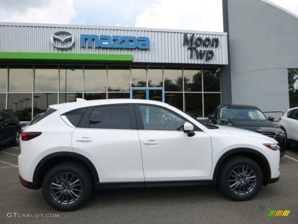 2017 CX-5 Touring AWD - Crystal White Pearl / Black photo #1