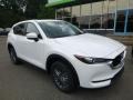 2017 Crystal White Pearl Mazda CX-5 Touring AWD  photo #3