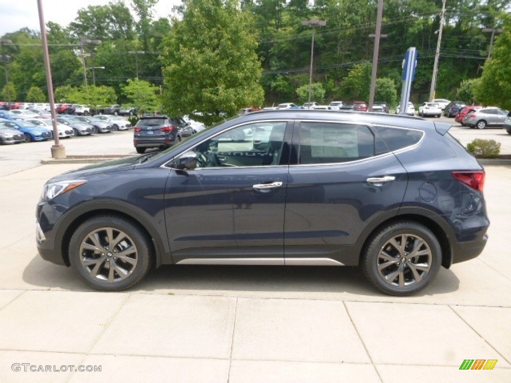 Marlin Blue 2017 Hyundai Santa Fe Sport 2.0T Ulitimate AWD Exterior Photo #121209189