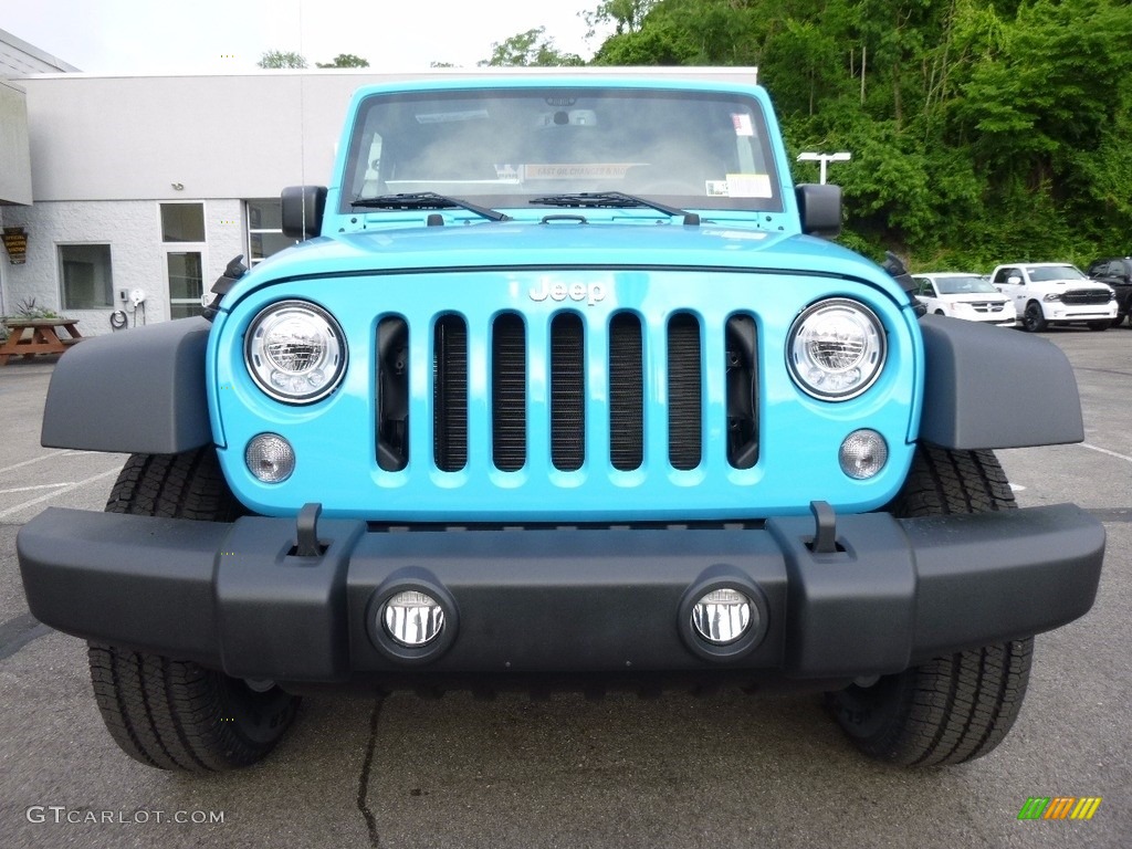 2017 Wrangler Sport 4x4 - Chief Blue / Black photo #10