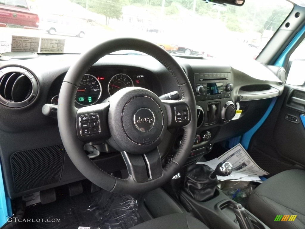 2017 Wrangler Sport 4x4 - Chief Blue / Black photo #14